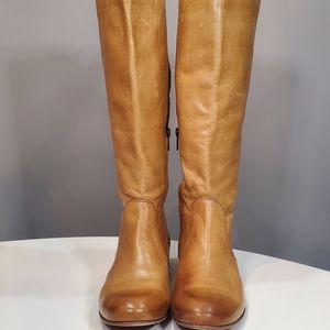 Frye Leather Boots Camel Brown 7.5 M
